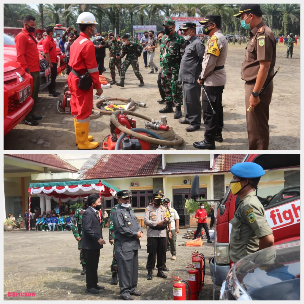 Bupati TSO Pimpin Apel Gelar Pasukan Kesiapsiagaan Penanggulangan Karhutla