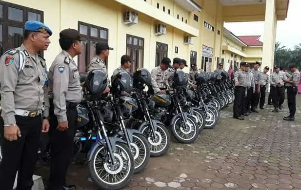 Kapolres Palas Serahkan 20 Unit Ranmor Dinas Kepada Bhabinkamtibmas