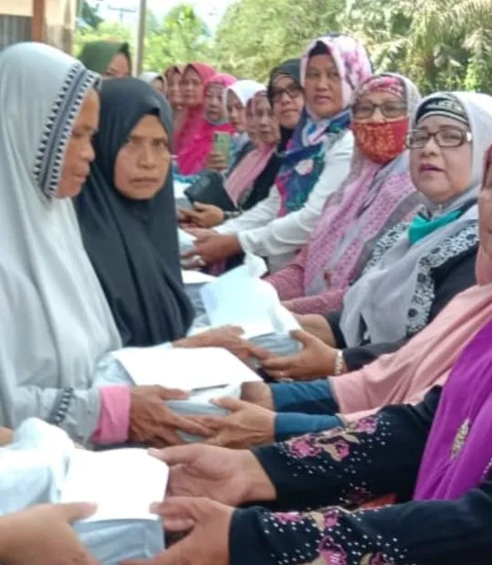Pengajian Amaliah Akbar Palas Bantu Korban Banjir Desa Pintu Padang