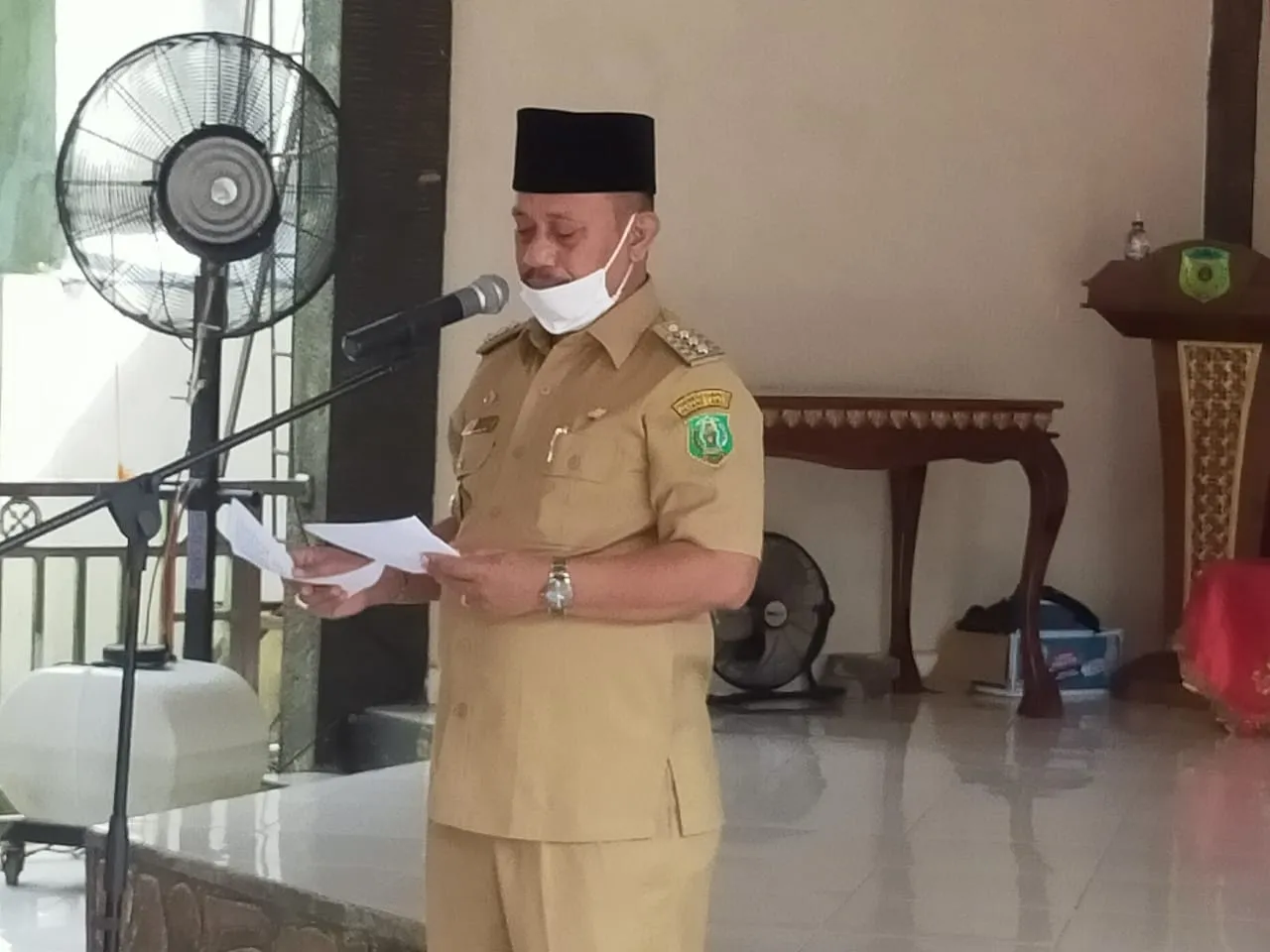 Curah Hujan Tinggi , Bupati TSO Imbau Masyarakat Tingkatkan Kewaspadaan