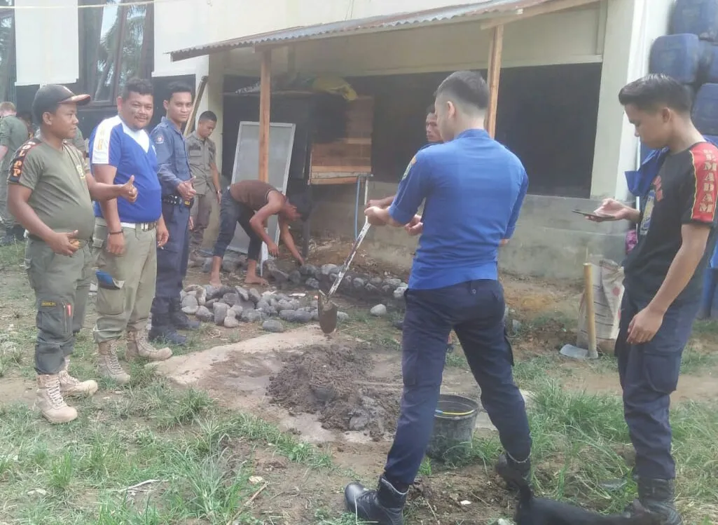 Satpol PP dan Damkar Palas Dirikan Dapur Pelayanan Anggota