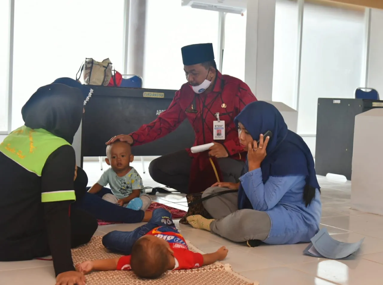 Di Batu Bara. Kolong Kantor Disulap Jadi Ruang ASI. Mendapat Apresiasi Dari Istri Bupati Batu Bara
