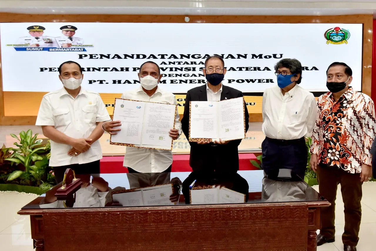 Gubernur Edy Rahmayadi Sahkan RUPTL Sei Mangkei. Pembangunan PLTGU 1.600 MW Di Batu Bara Dimulai Januari 2020