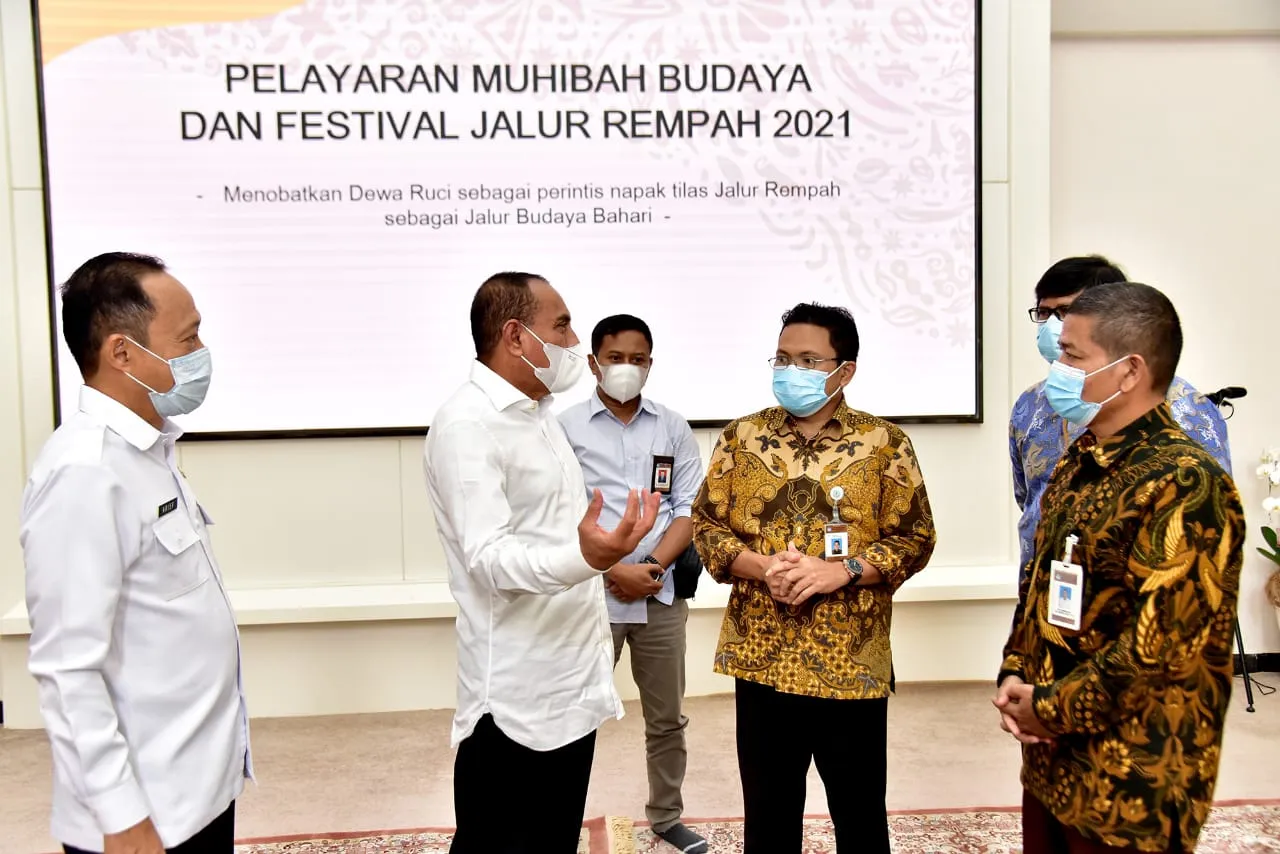 Edy Rahmayadi Dukung Pelayaran Muhibah Budaya - Festival Jalur Rempah 2021