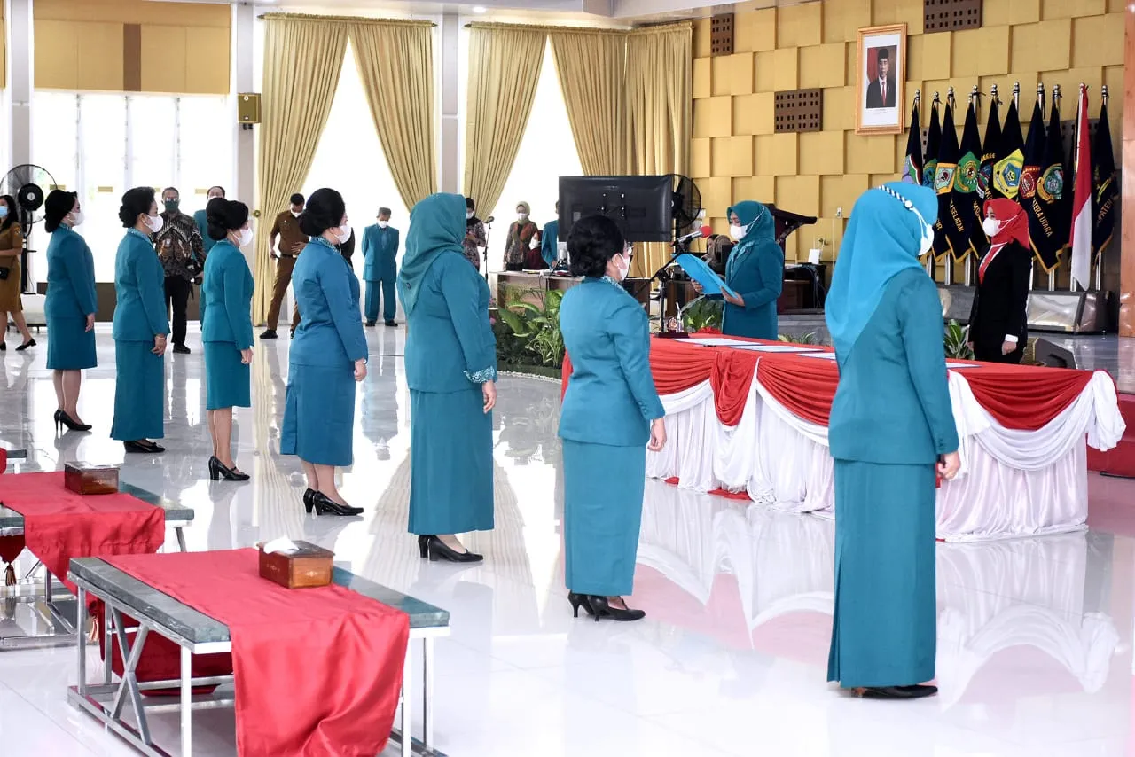 Ketua TP PKK dan Dekranasda Tujuh Kabupaten/Kota Dilantik