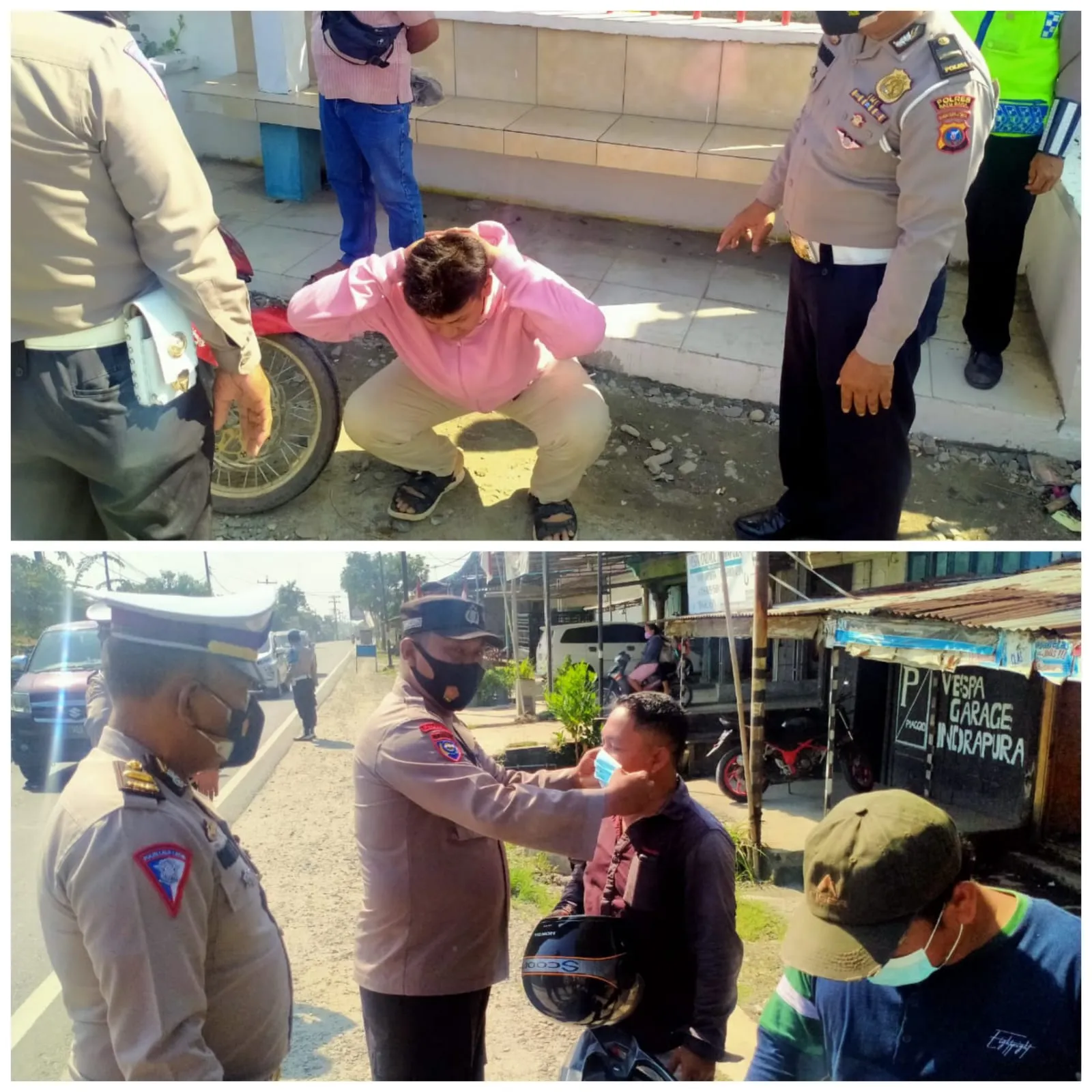 Polres Batu Bara Operasi Yustisi Di Jalinsum Indrapura