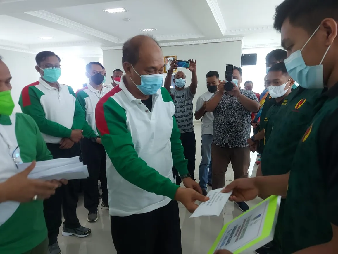 Pemko Tebing Tinggi Peringati Haornas , Lepas Atlit PON