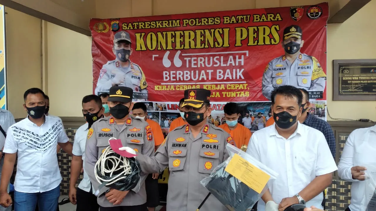 Polres Batu Bara Ringkus Pelaku Bakar Rumah Sei Bejangkar