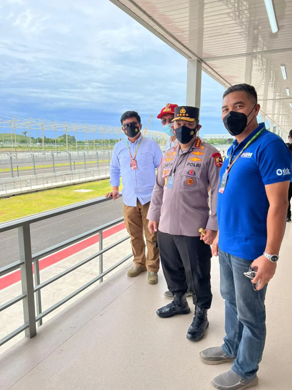 Kapolri Cek Kesiapan Pramusim MotoGP Mandalika. Pastikan Prokes dan Pengamanan
