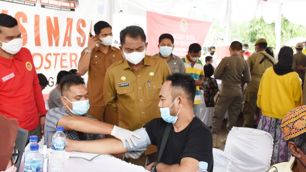Pemkab Sergai Gelar Gebyar Vaksinasi, Ribuan Masyarakat Ikut Vaksin