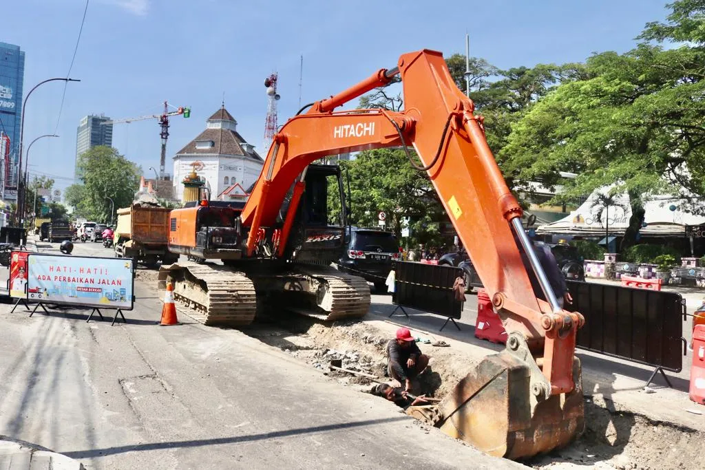 Pembenahan Jalan Kota Medan Dikebut Awal Tahun 