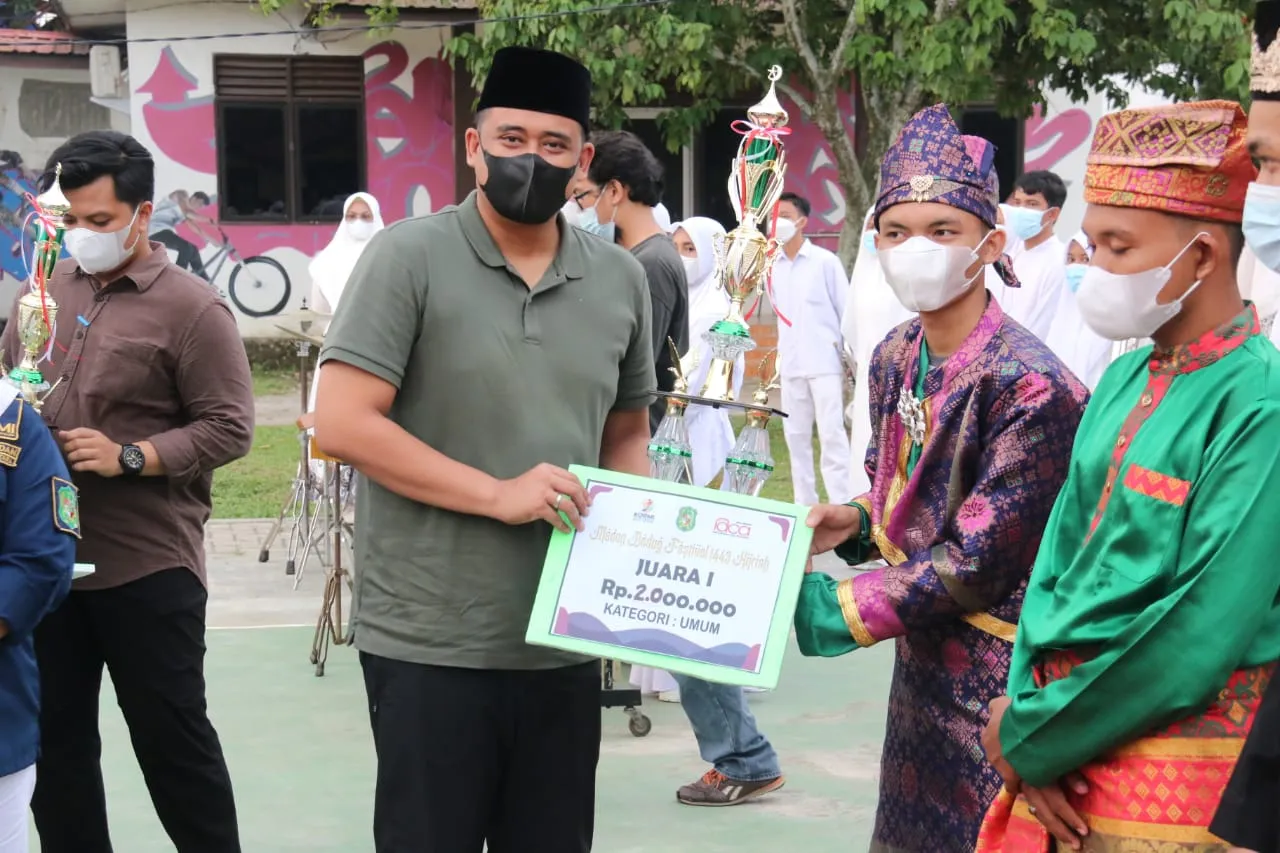 MAN 1 Juara Medan Bedug Festival