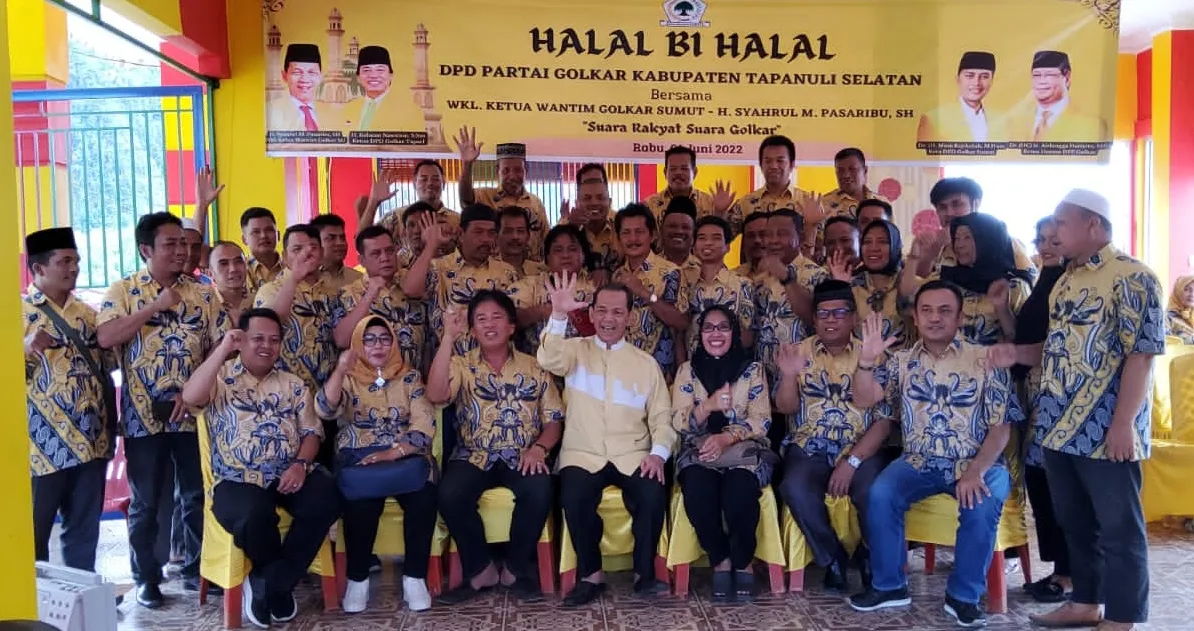 Golkar Menang ,Airlangga Presiden Bergema di Danau Siais Tapanuli Selatan