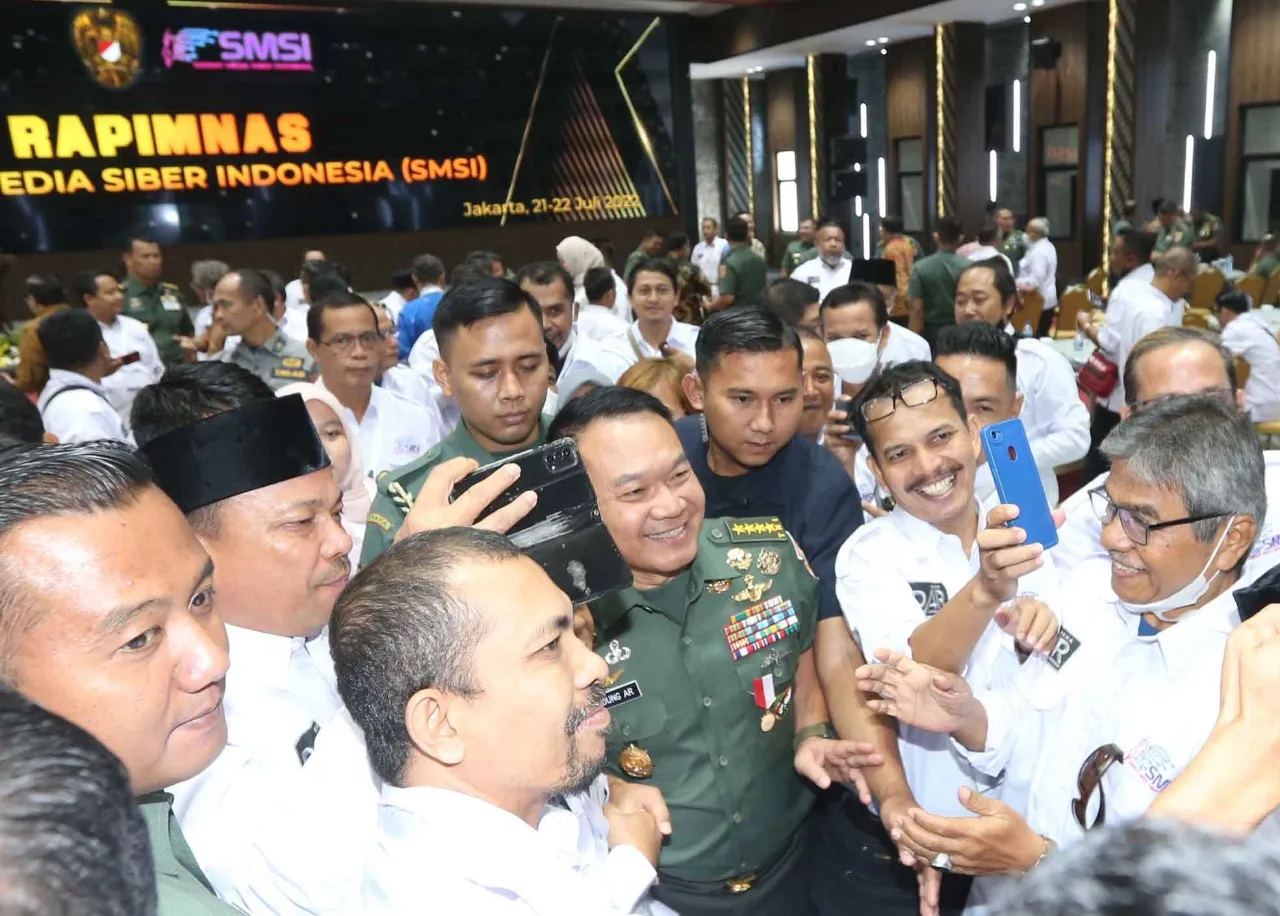 KSAD Jenderal Dudung Abdurachman Minta SMSI Kembangkan Jurnalisme Jujur
