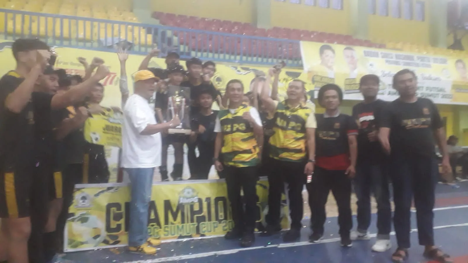 Tim Futsal AMPG Deli Serdang U-21 Rebut Piala Ketua DPD Golkar Sumut