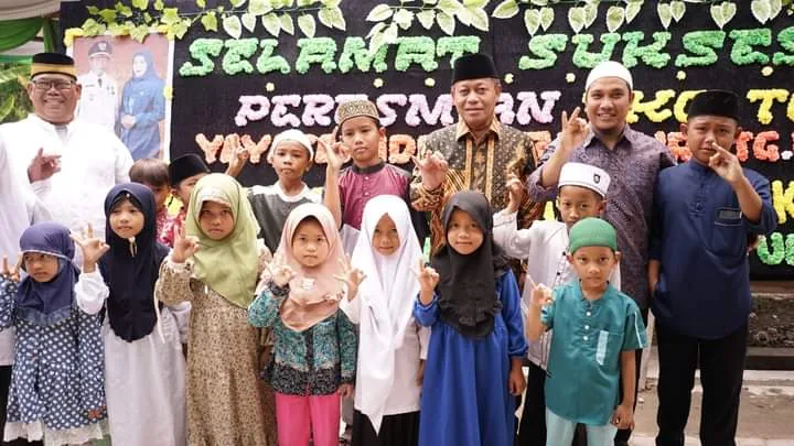 Wali Kota H Waris Tholib Resmikan TKQ/ TPQ/ TQA Yayasan Pendidikan Isnur Zainuri