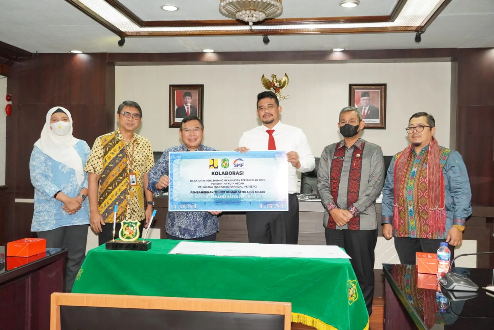 Di Medan, Rumah Tidak Layak Huni Dibangun