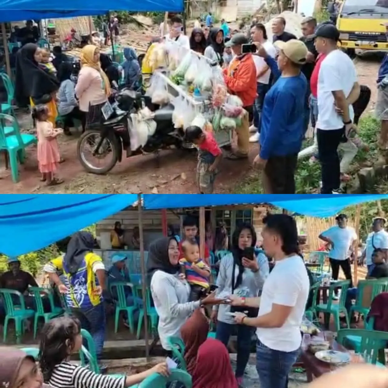 Di Lampung,Kedatangan Ferdy Sembiring Membawa Berkah Bagi Pedagang Kecil