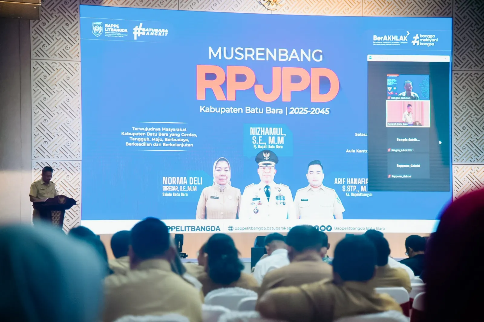 Tranformasi Birokrasi, dan Ekonomi Inklusif Jadi Agenda Utama RPJPD Batu Bara 2025-2045