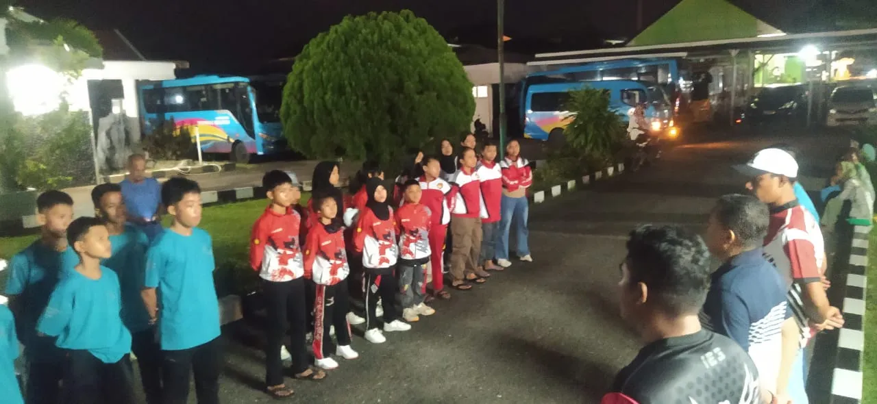 Kontingen Tapsel Siap Rebut Juara Kejuaraan Karate Terbuka dan Festival Piala Bisma Sumut 2024.