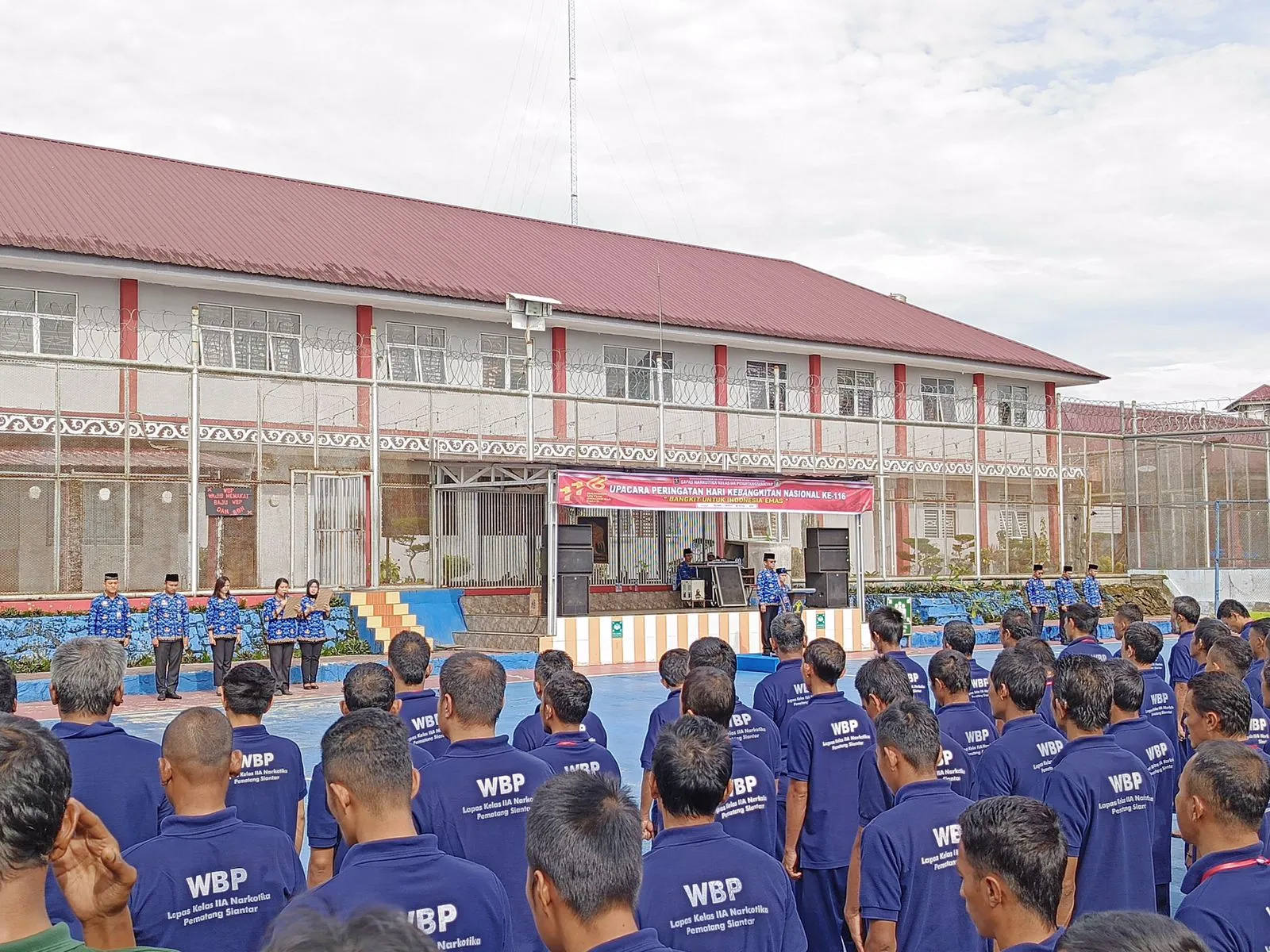 Lapas Narkotika Kelas IIA Pematangsiantar Peringati Harkitnas.