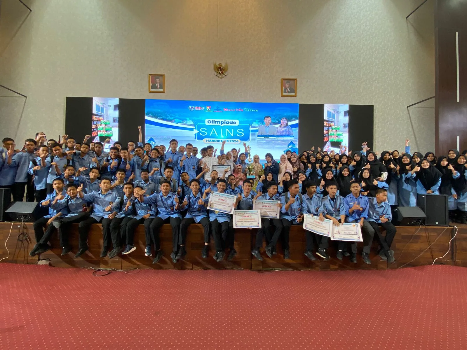 Pesantren Darul Mursyid Sukses Raih Juara Umum II Olimpiade Hardiknas POSI 2024.