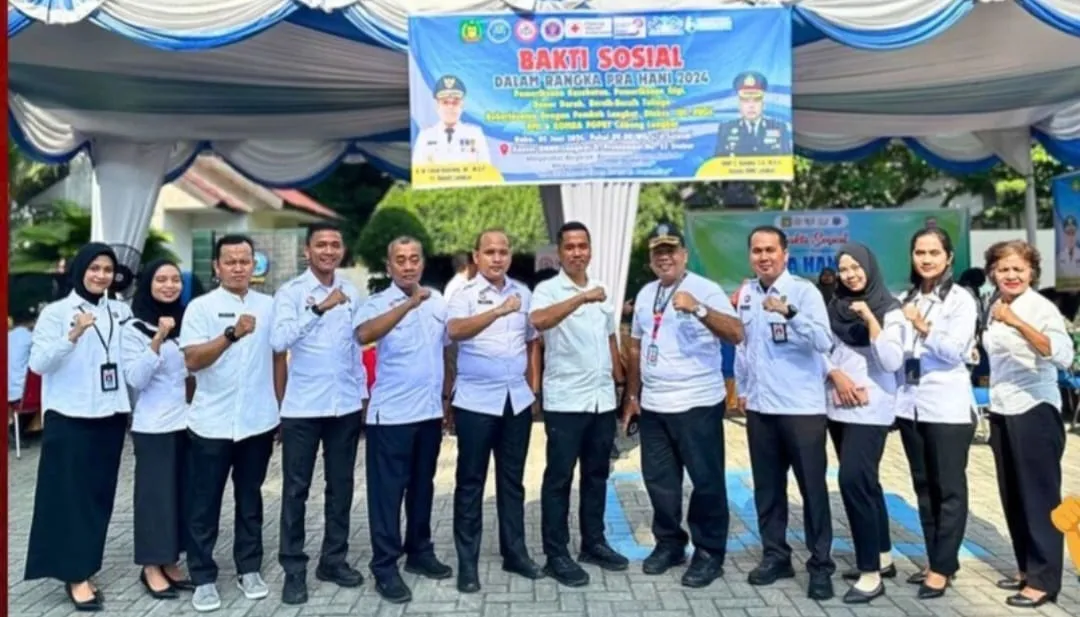 Rutan Pangkalan Brandan Ikut Kegiatan Bakti Sosial BNN Langkat.