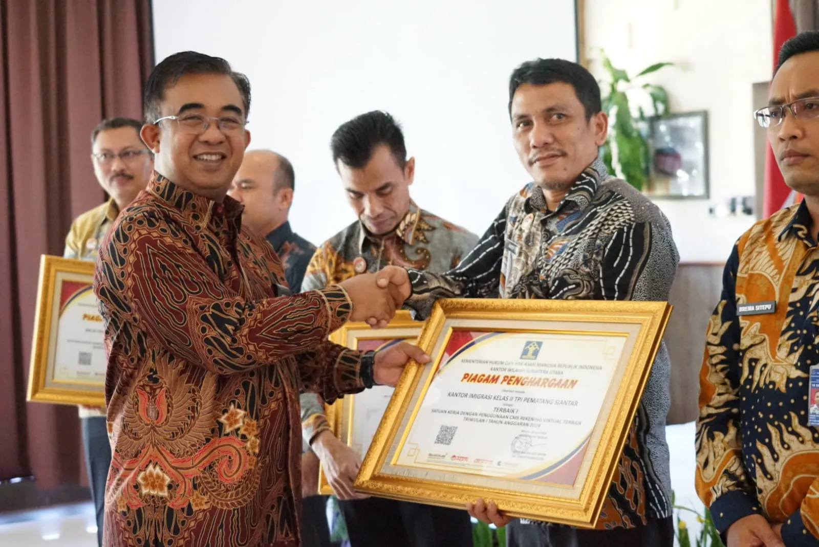 Kakanwil Kemenkumham Sumut Agung Krisna Tutup Rekonsiliasi Laporan Keuangan dan Pemutakhiran Data BMN Semester I TA 2024.