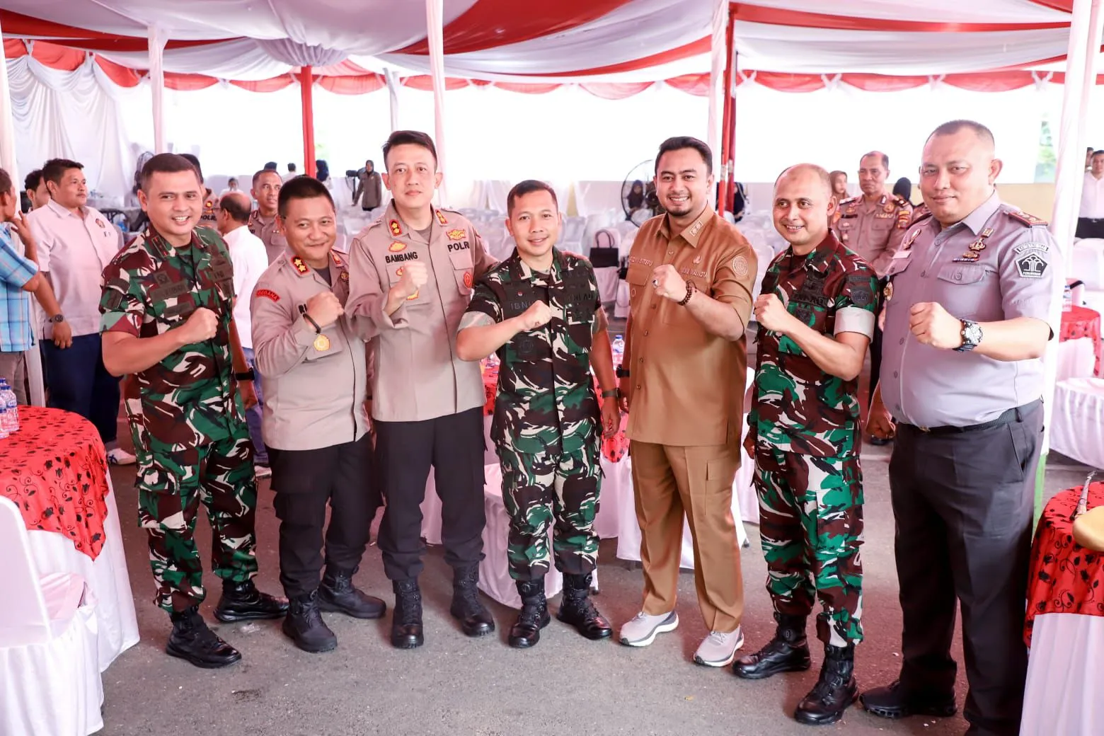Kalapas Theo Hadiri Pisah Sambut Kapolres Binjai.