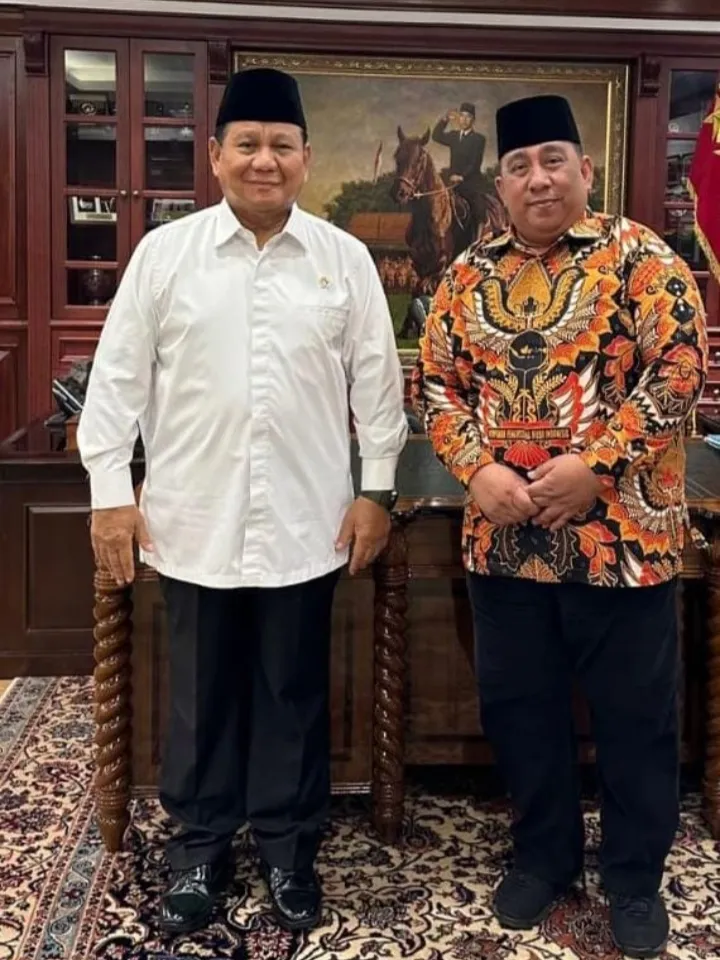 Prabowo Subianto Hadiri Munas XIV BKPRMI di Kota Medan.