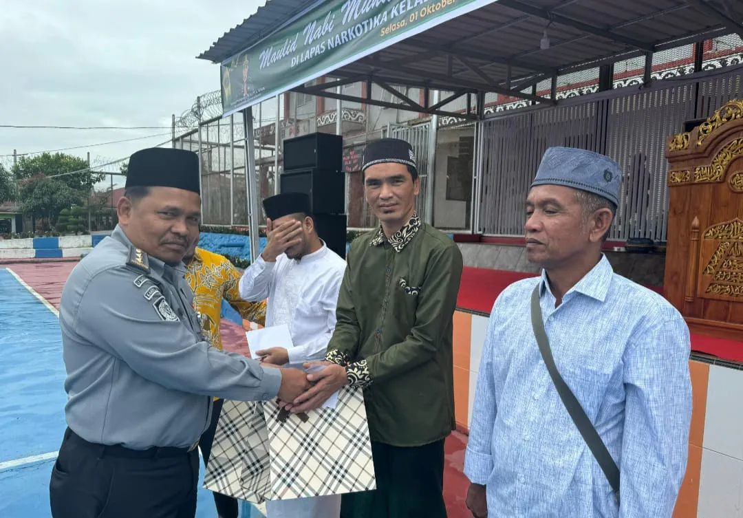 Lapas Narkotika Pematangsiantar Gelar Peringatan Maulid Nabi.