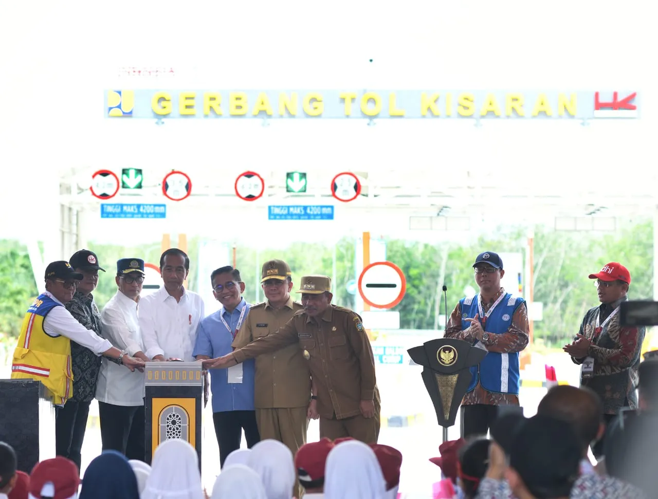 Jokowi Resmikan Tol Indrapura-Kisaran Sumut dan Tol Bayung Lencir-Tempino Jambi.
