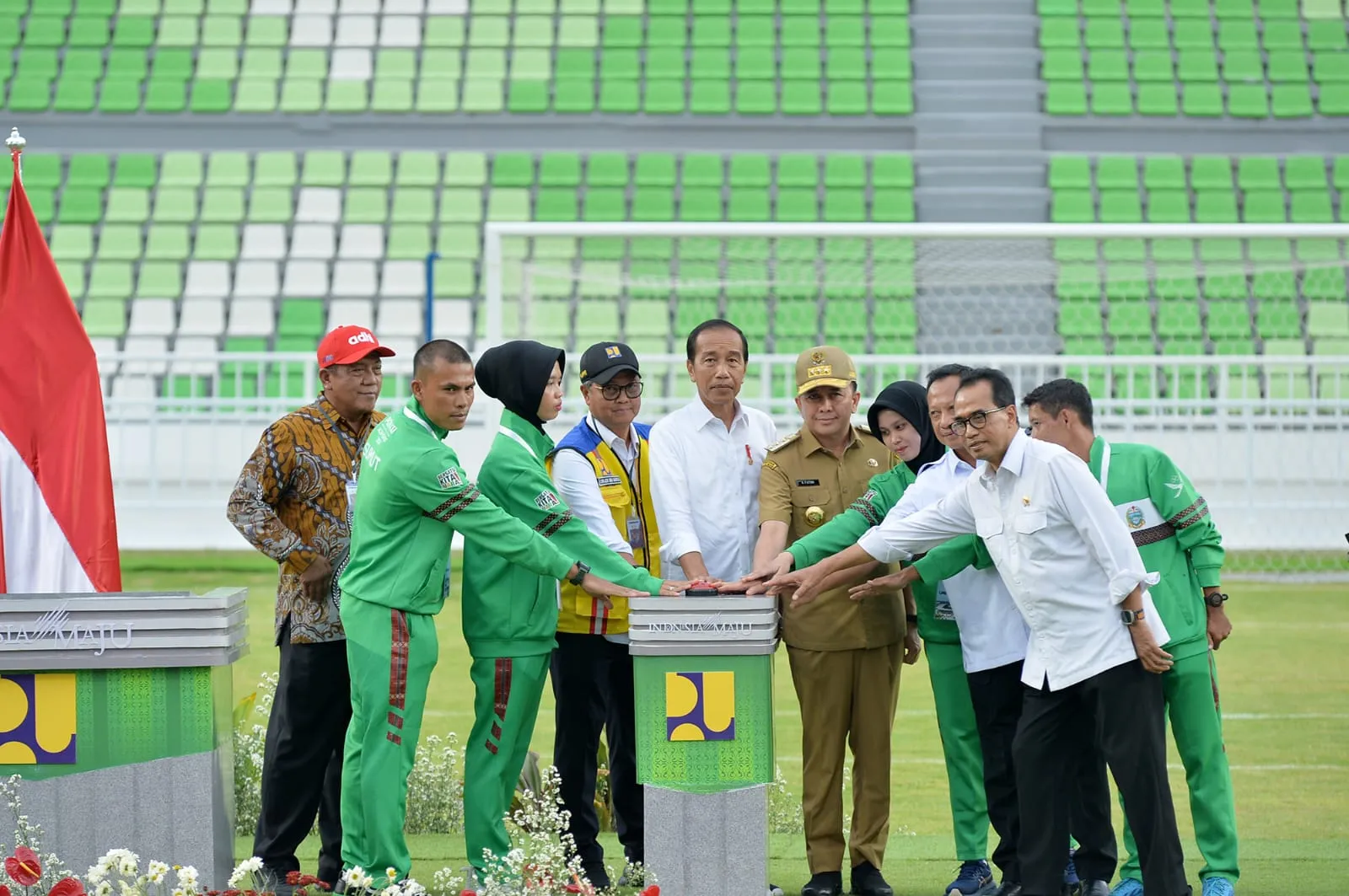 Presiden Jokowi Resmikan Stadion Utama Sumut,Kapasitas 25.000.