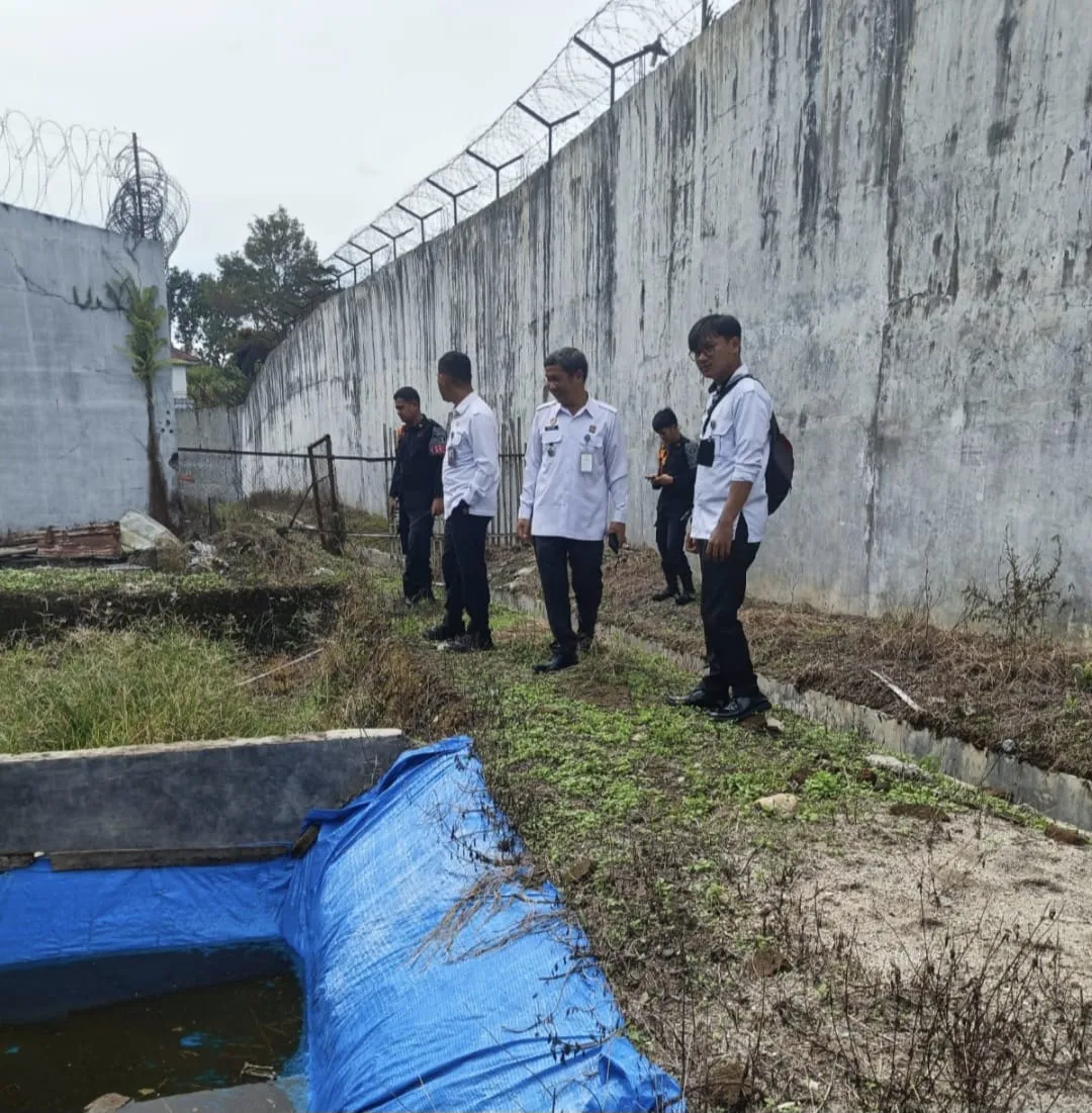 Wujudkan Ketahanan Pangan,Lapas Narkotika Pematangsiantar Lakukan Kontrol Bangunan dan Branggang.