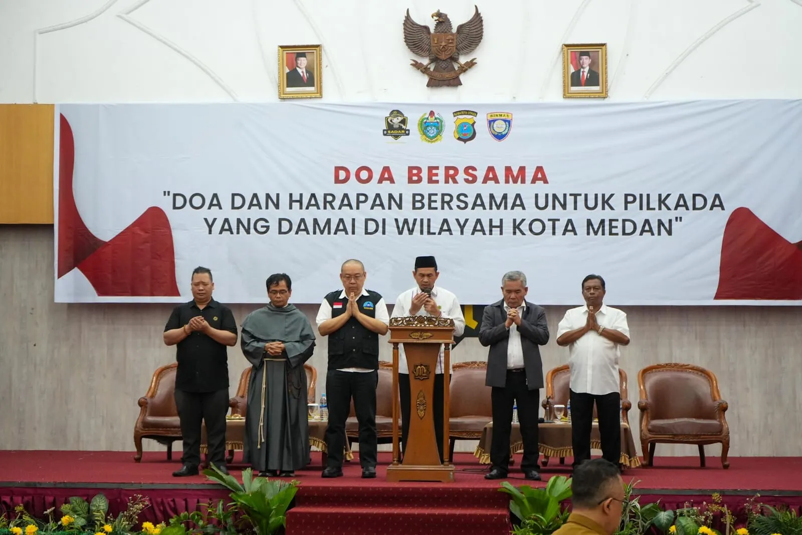 Doa Bersama Pilkada Kota Medan Damai.