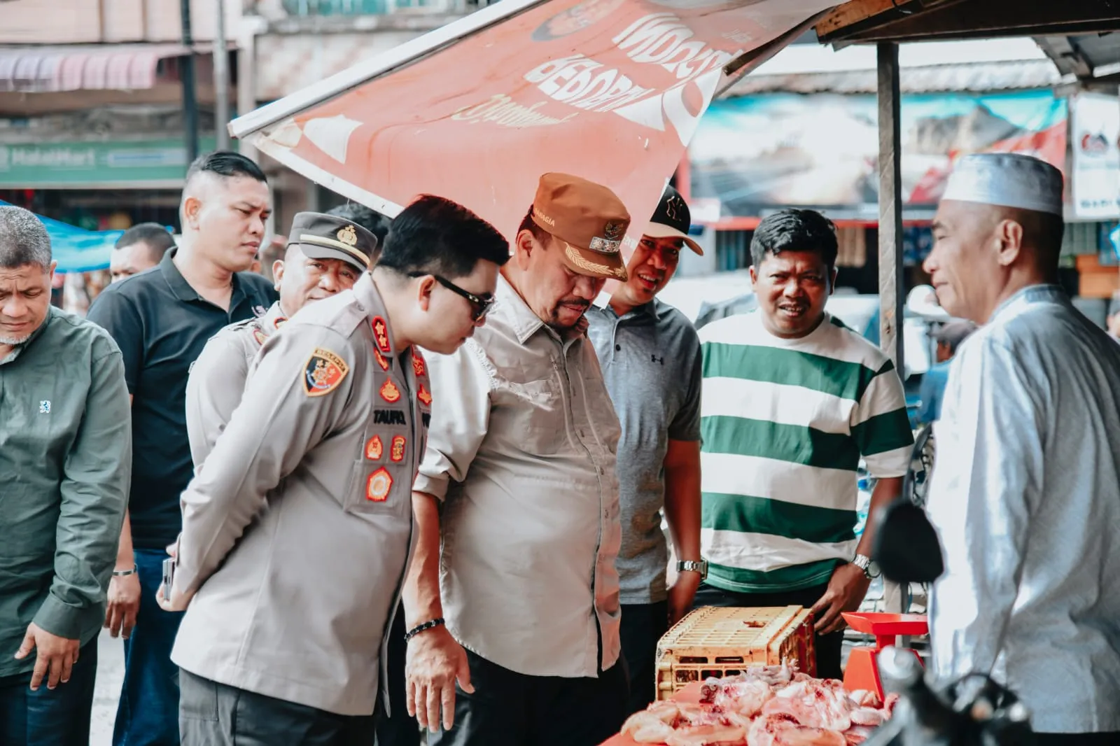 Harga Sembako di Batu Bara Stabil di Awal Ramadhan, Bupati Baharuddin Siagian Lakukan Sidak Pasar