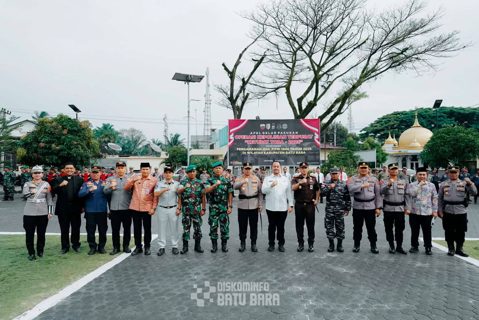 Polres Bersama Pemkab Batu Bara Gelar Apel Operasi Ketupat Toba 2025