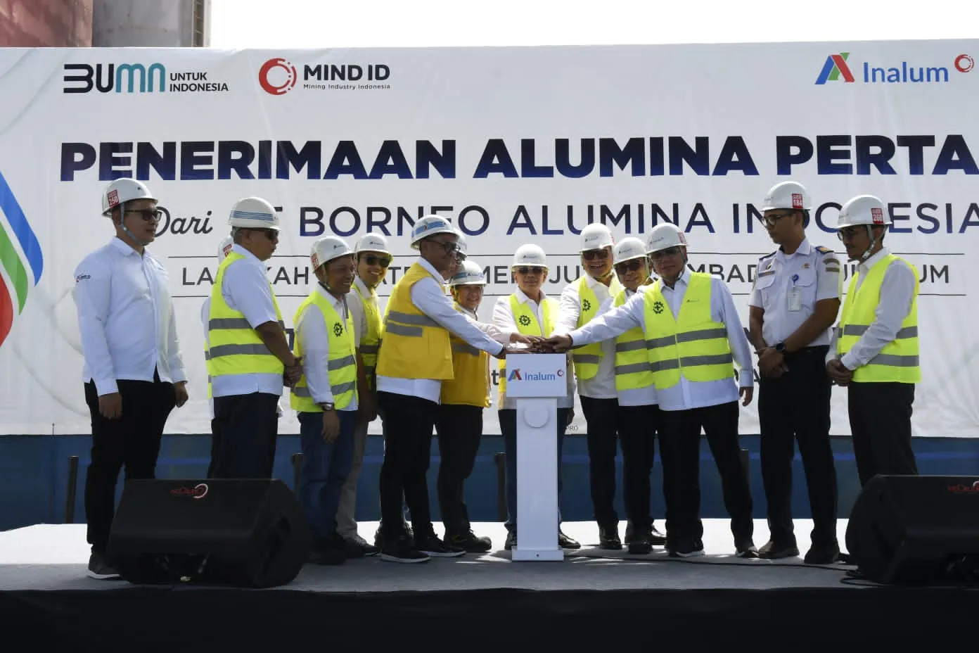 Strategi Menuju Swasembada Aluminium. INALUM Terima Pengiriman Perdana Alumina dari BAI