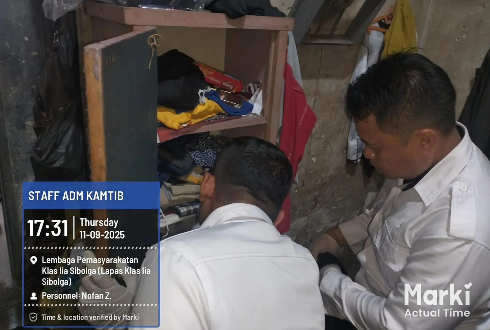 Lapas Sibolga Razia Kamar Hunian, Tegaskan Komitmen Berantas Narkoba dan HP Ilegal