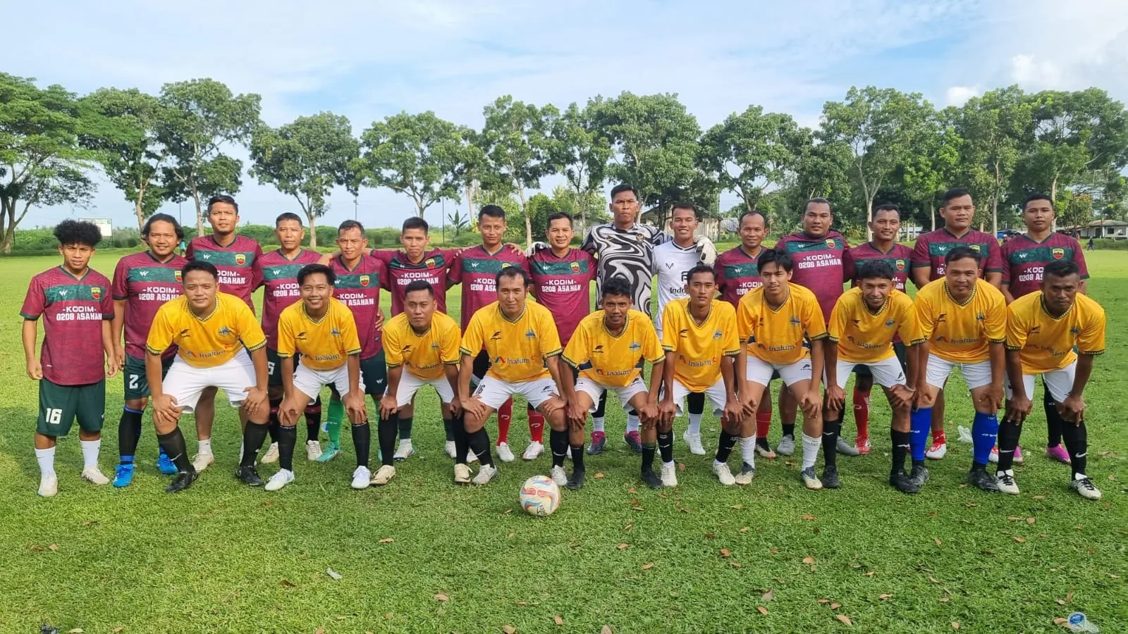 Batubara Jurnalis FC Gelar Laga Persahabatan Lawan Dandim 0208/Asahan