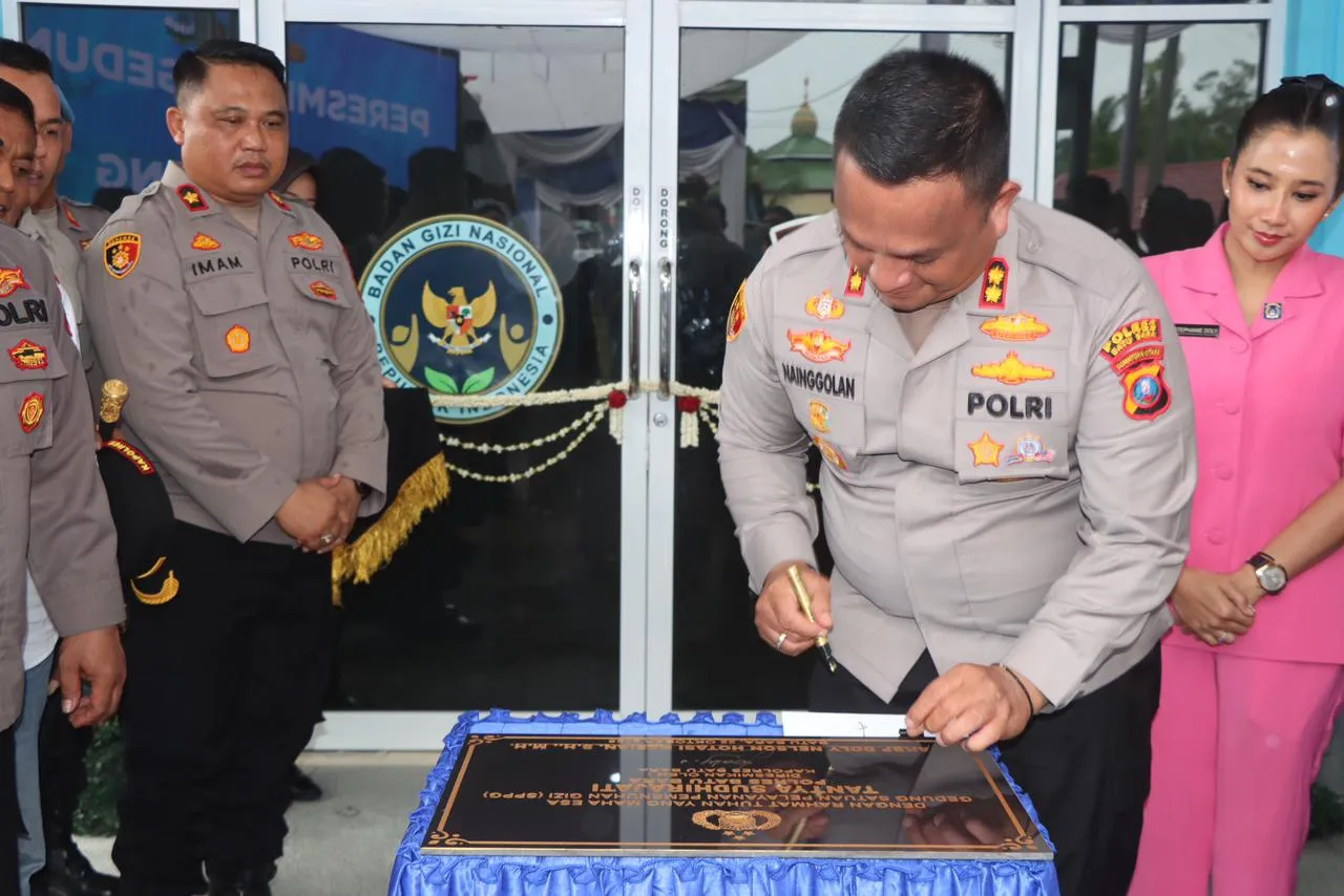 Kapolres Batu Bara Resmikan Gedung Baru dan Launching SPPG di Mapolsek Labuhan Ruku