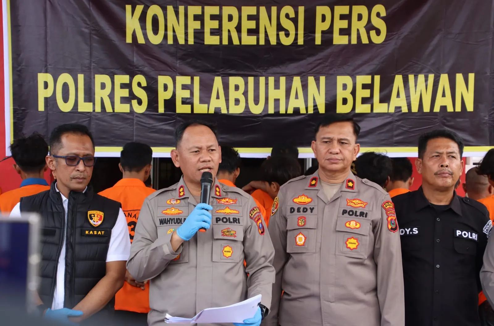 Kapolres Pelabuhan Belawan Beri Ultimatum : Tidak Ada Tempat Bagi Pelaku Kejahatan di Belawan