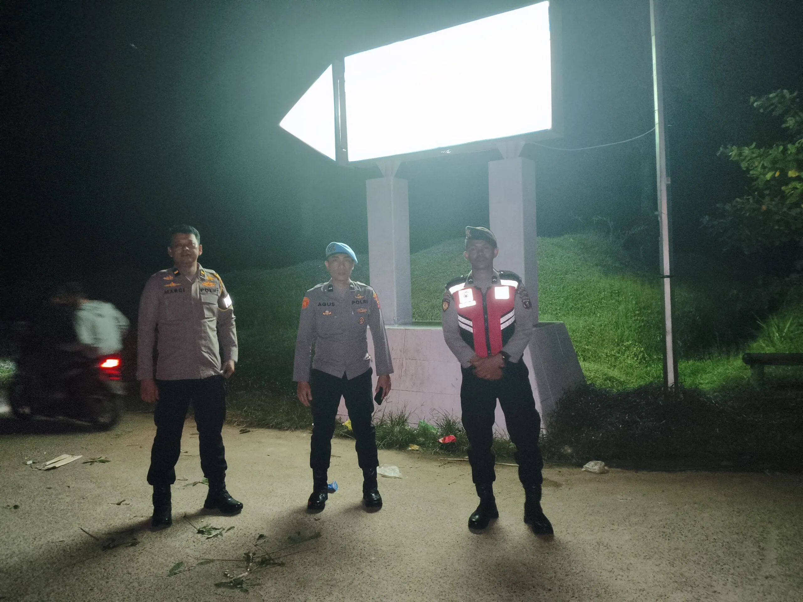 Antisipasi Kejahatan, Polres Batu Bara Lakukan Patroli Blue Light