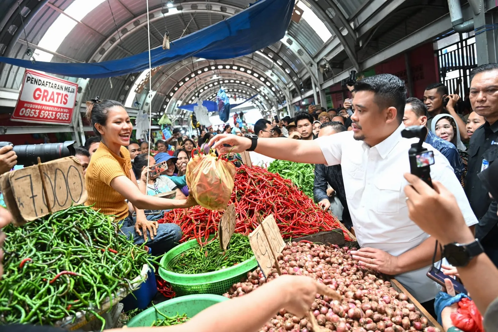 Bobby Nasution Jamin Stok Pangan Aman Jelang Nataru