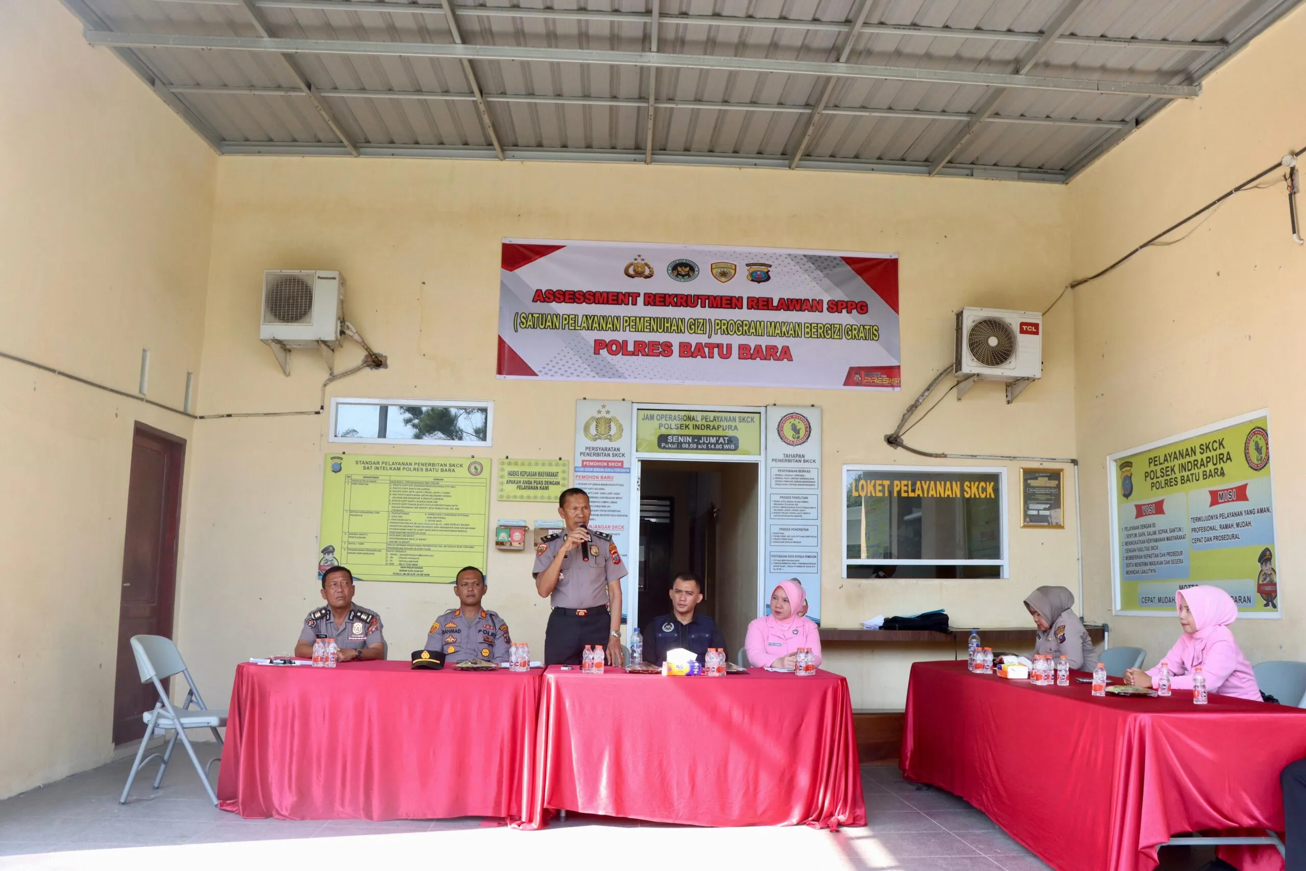 Polres Batu Bara Kembali Gelar Assessment Rekrutmen Relawan Program MBG