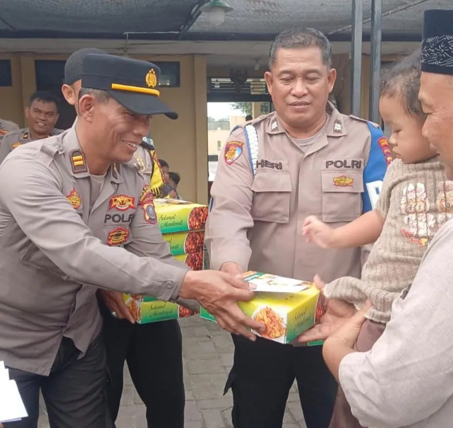 Ramadan Penuh Berkah, Polsek Perbaungan Santuni Anak Yatim dan Gelar Buka Puasa Bersama