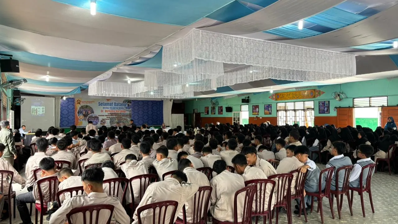 Sosialisasi PMB TP 2026, Polbangtan Medan Jalin Silaturahmi dengan Pesantren Darul Mursyid