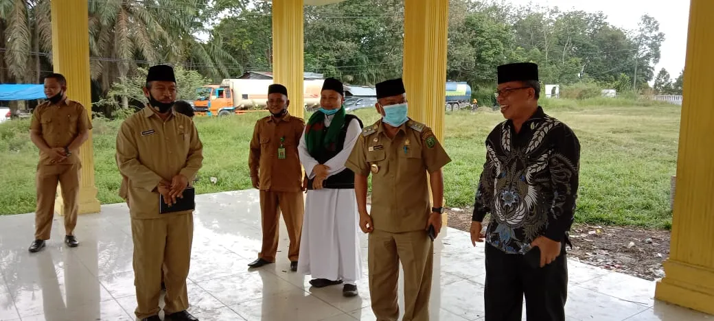 Wabup Zarnawi Tinjau Lokasi Persiapan STQ Tingkat Kabupaten Palas di Hutaraja Tinggi