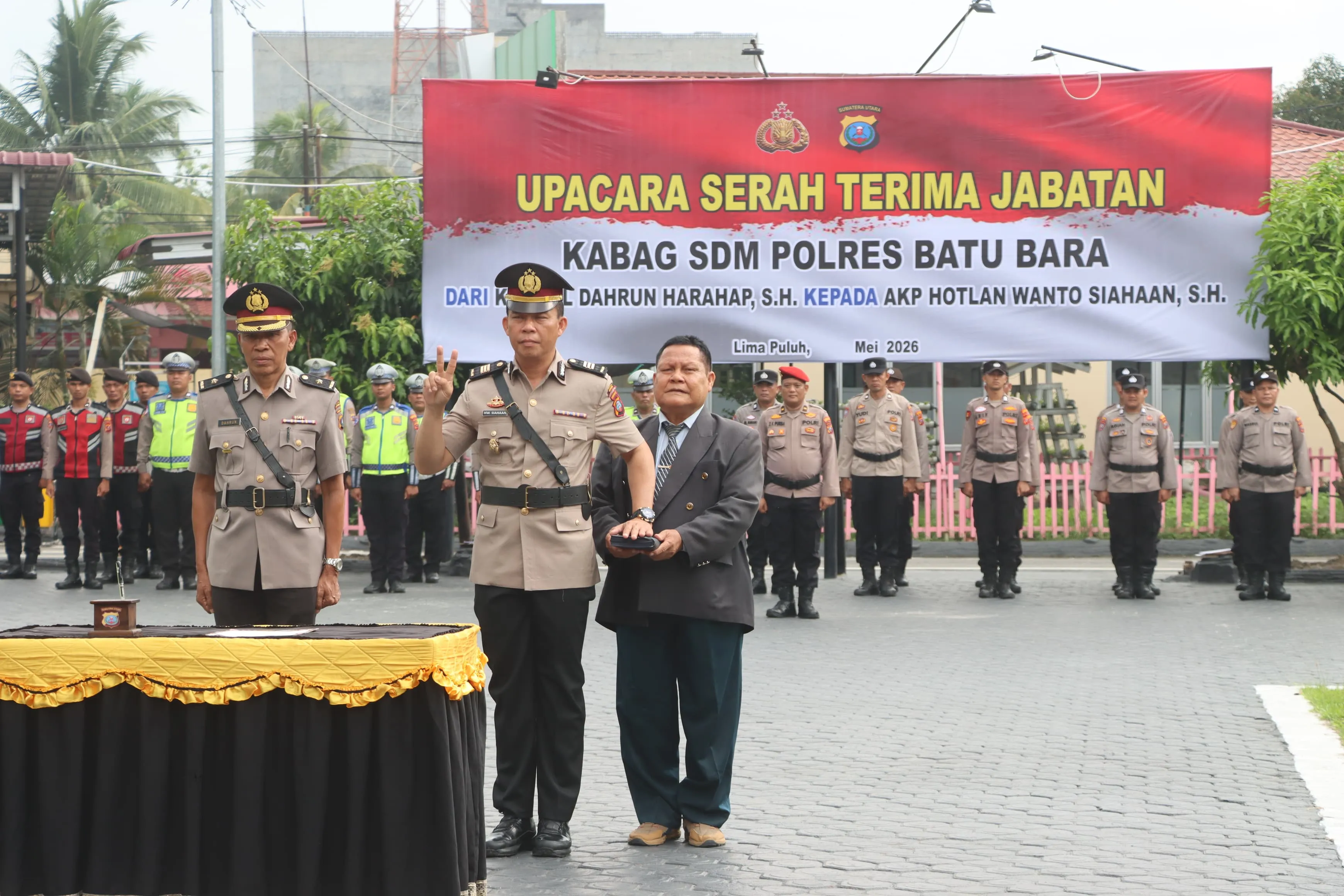 AKP Hotlan Wanto Siahaan Resmi Jabat Kabag SDM Polres Batu Bara