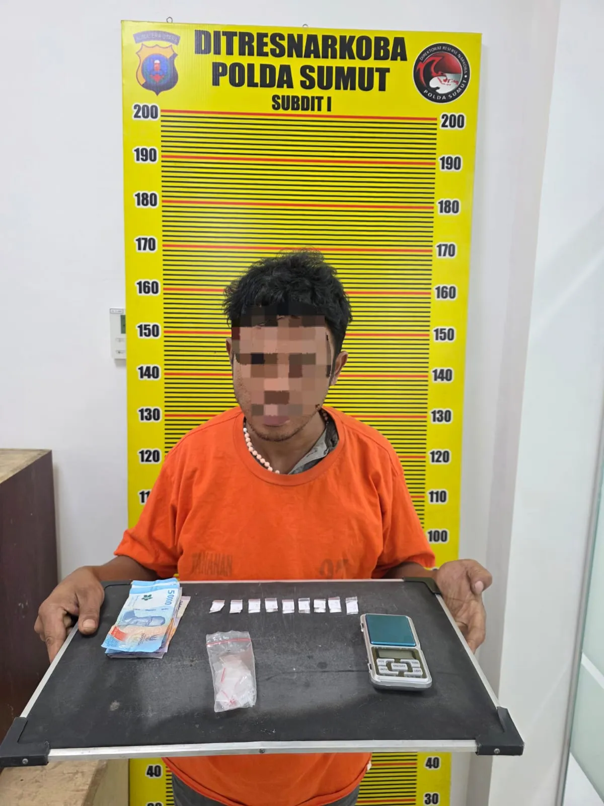 Polisi Gerebek Rumah di Sibolangit, Pengedar  Ditangkap Saat Transaksi Sabu
